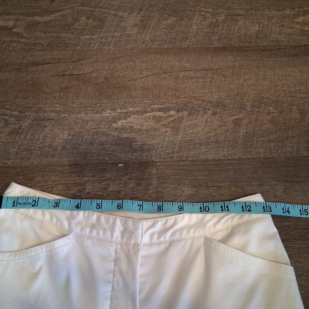 Petite Sophisticate Off-White Straight Leg Pants - Picture 7 of 10